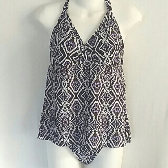 Mossimo Tribal Print Two Piece Swimsuit Size Medium - Picture 1 of 8